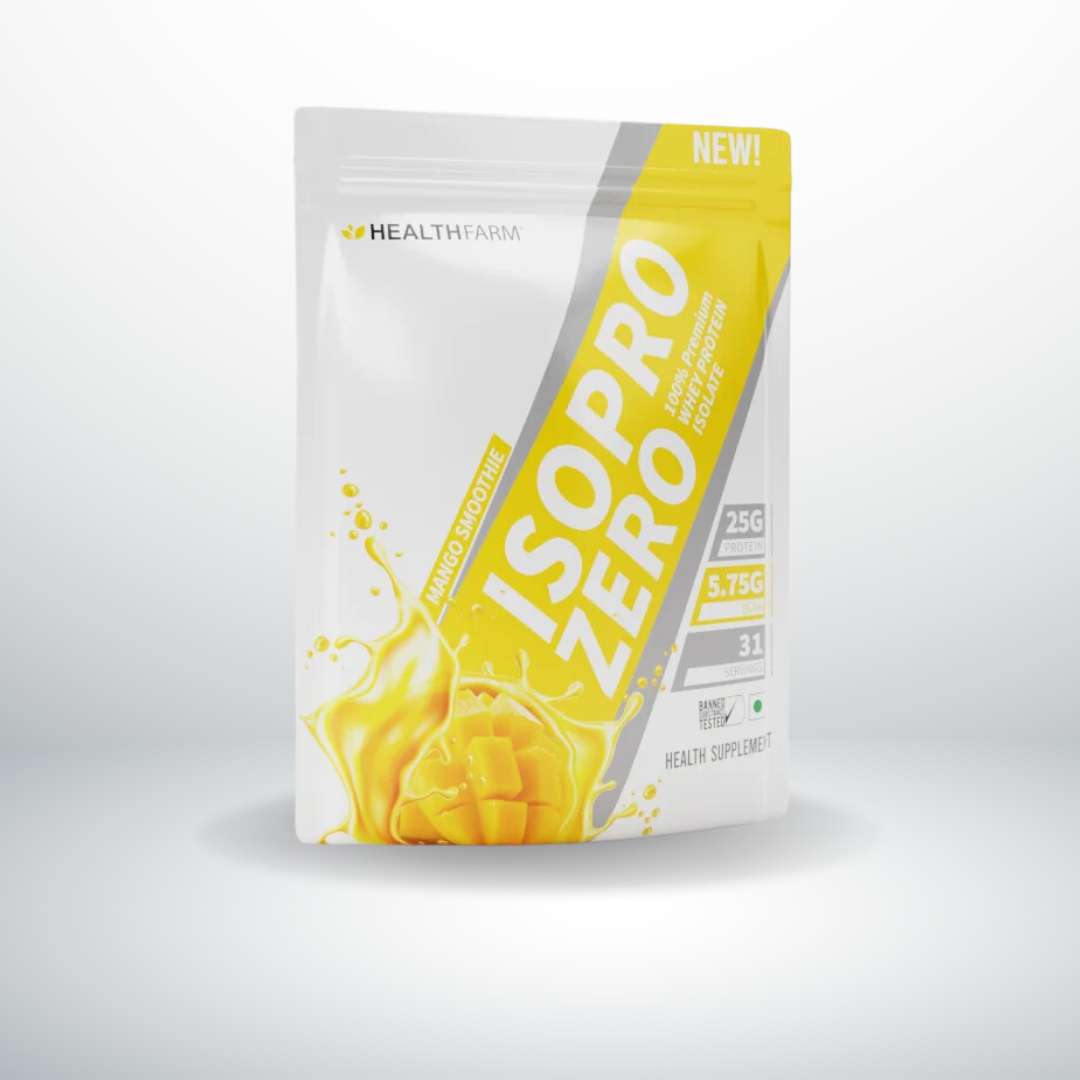 HEALTHFARM Isopro Zero 100% Pure Whey Protein Isolate (Low Carb Protein) (Flavour-Triple Chocolate )