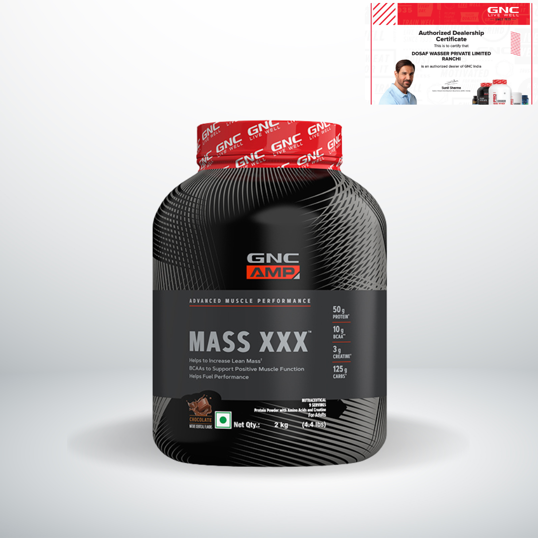 GNC AMP Mass XXX Powder Chocolate 2kg