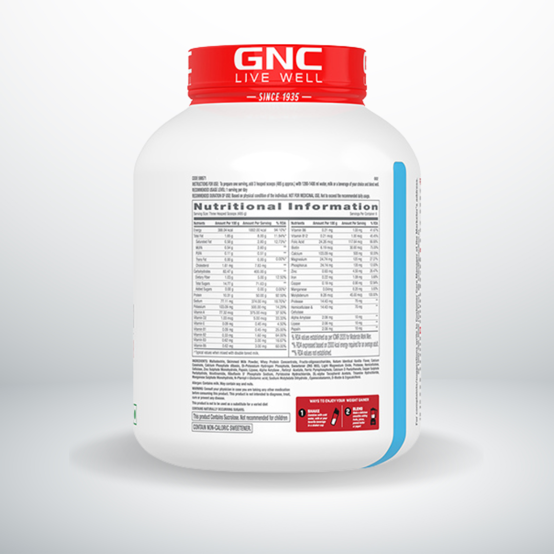 GNC Pro Performance Weight Gainer Chocolate 3kg