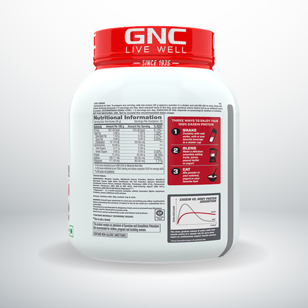 GNC PP Casein Protein Powder 907gm