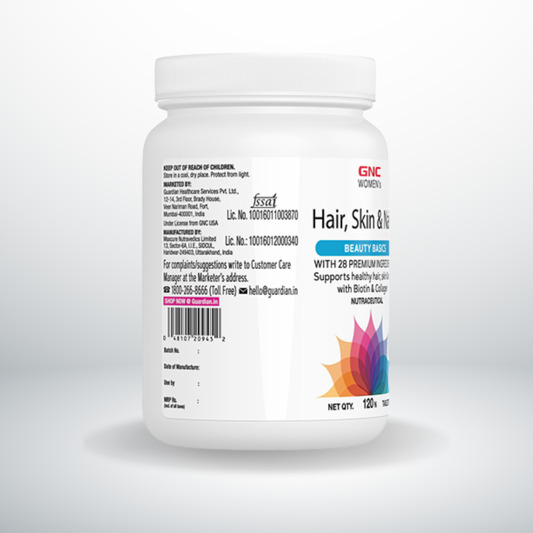 GNC Womens Hair Skin and Nails Tab 1x120