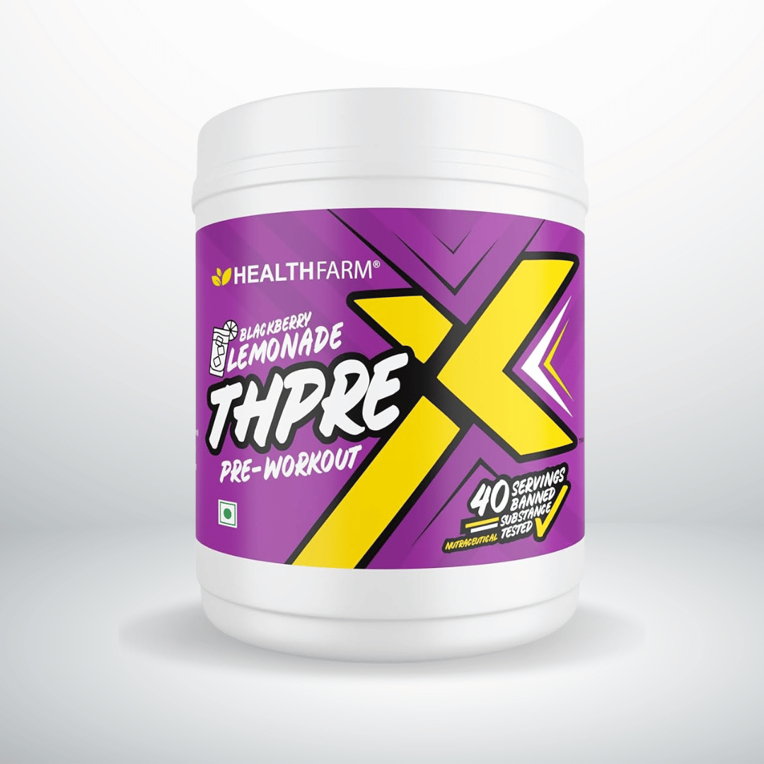Healthfarm Thpre X Pre Workout Powder Sports Nutrition Supplement -Blackberry Lemonade