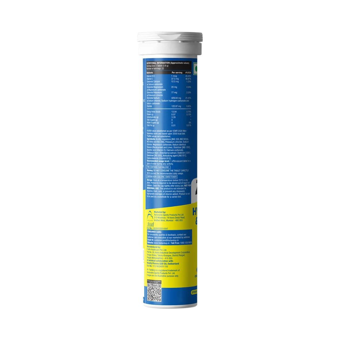 FAST & UP RELOAD - Low Sugar Energy Drink ( Ice Current Pack Of - 6)
