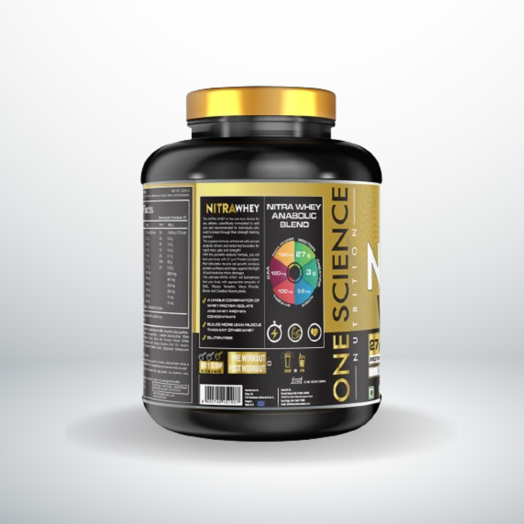 One Science Nutrition Nitra Whey Muscle Recovery Fast Absorption Chocolate Rush (5 Lb)