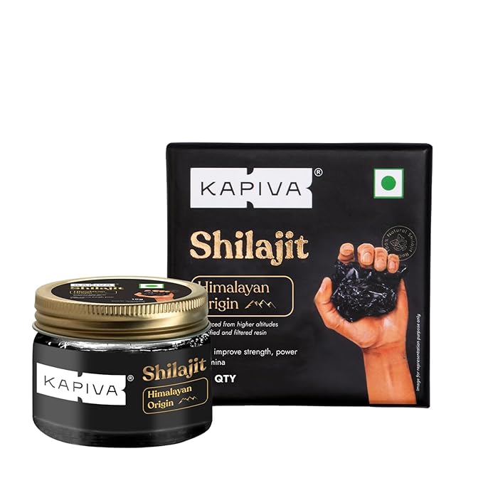 Kapiva Himalayan Shilajit/Shilajeet Resin - For Endurance and Stamina | Contains Lab Report 10g