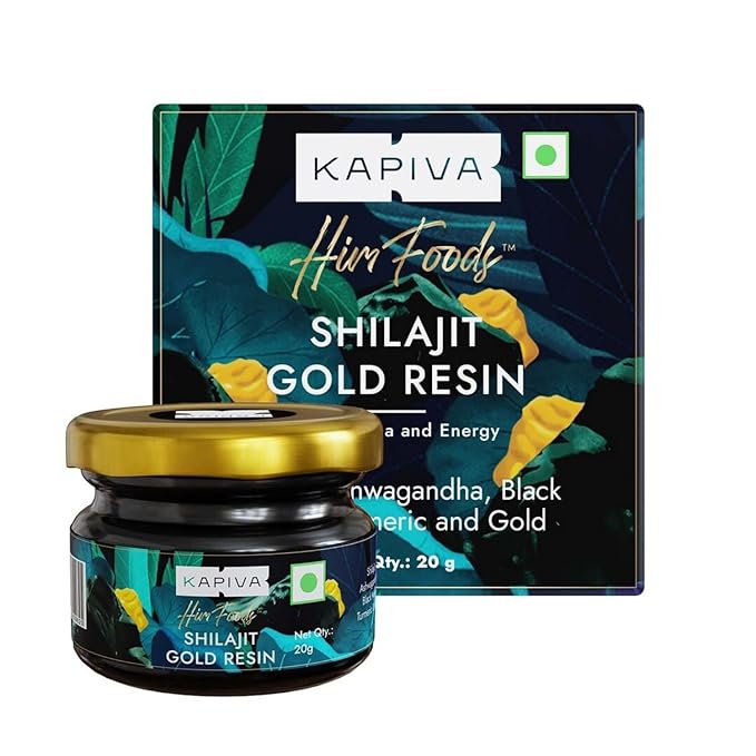 Kapiva Shilajit Gold Resin | Helps in boosting Stamina | Contains 24 Carat Gold | 100% Ayurvedic 20g