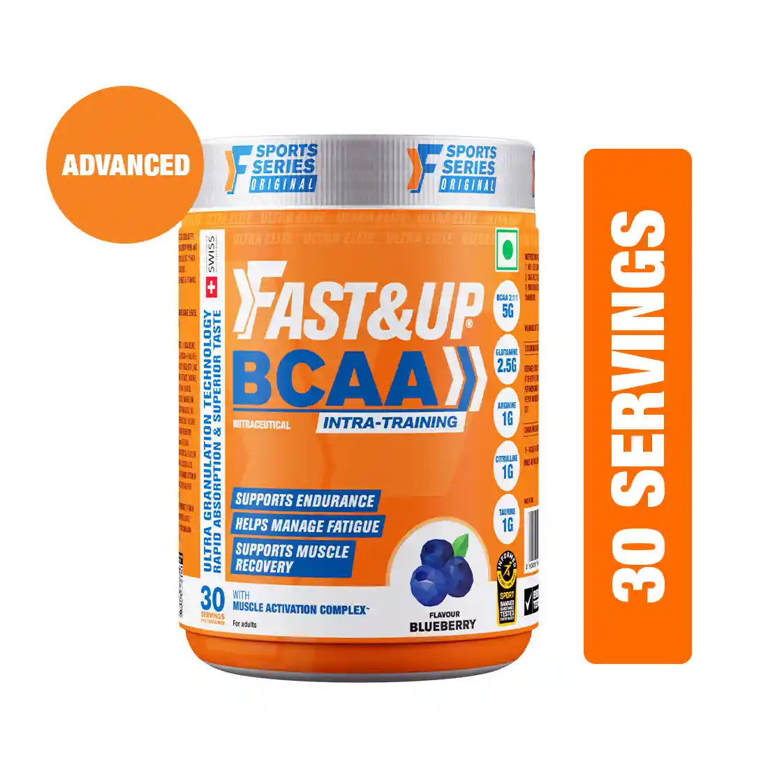 Fast & UP Bcaa Blueberry 30 serving