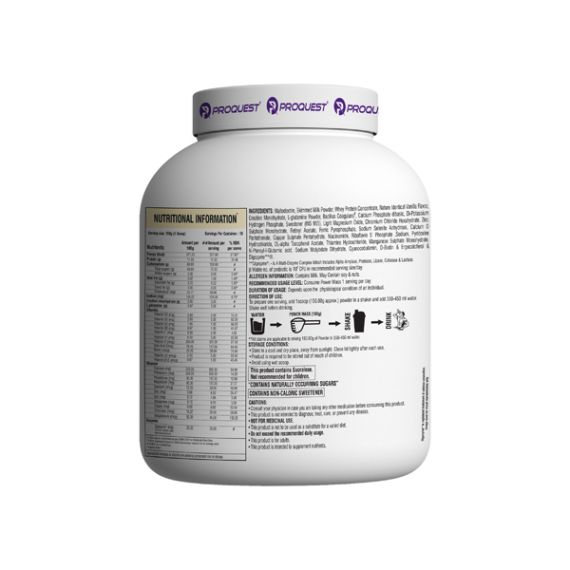 Proquest Nutrition Power Mass Weight Gainer French Vanilla 2.7kg