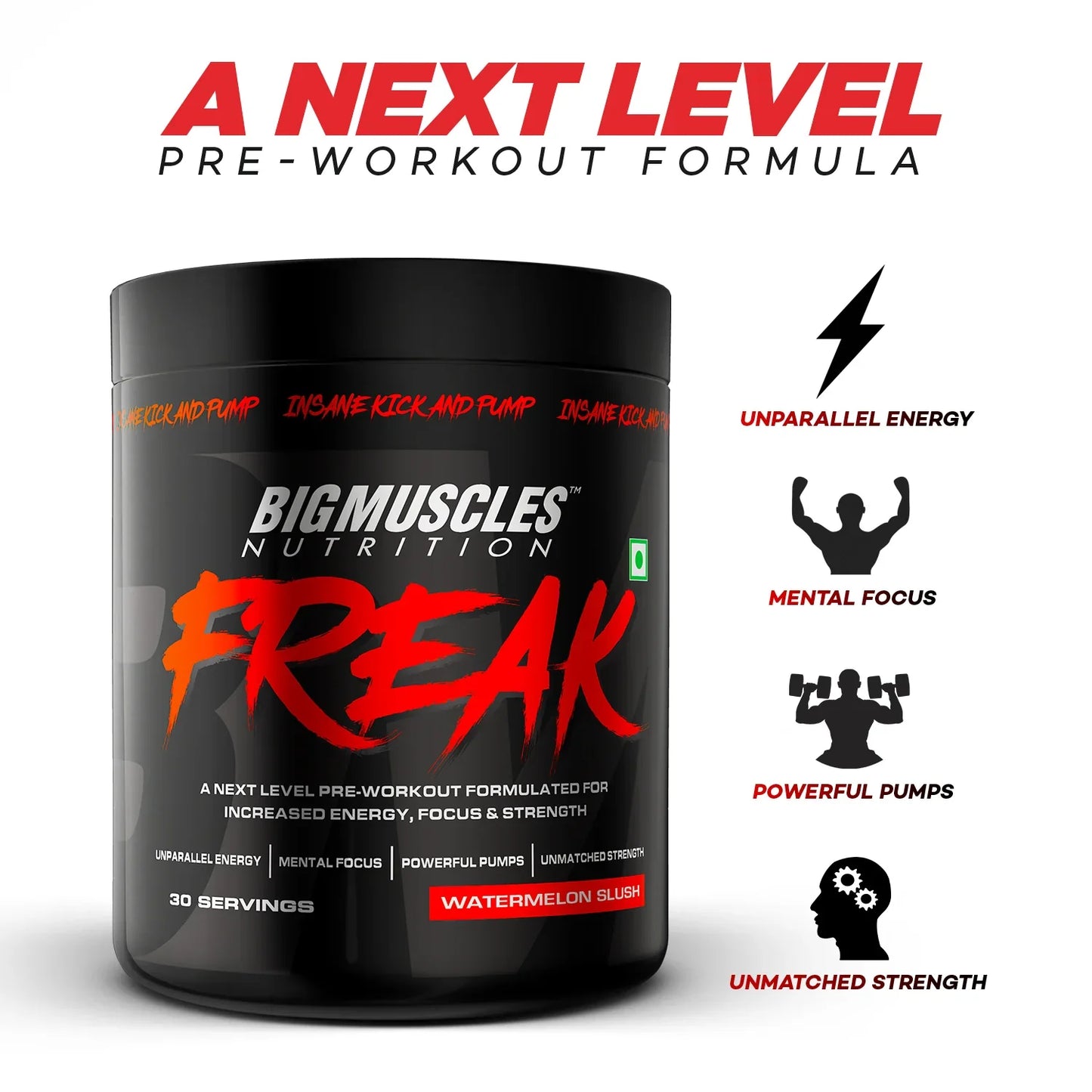 Bigmuscles Nutrition Freak Pre Workout Sex On The Beach 180g