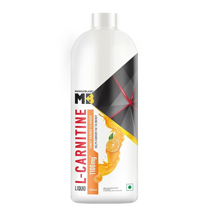 Muscleblaze L-Carnitine 1100mg Tangy Orange 450ml