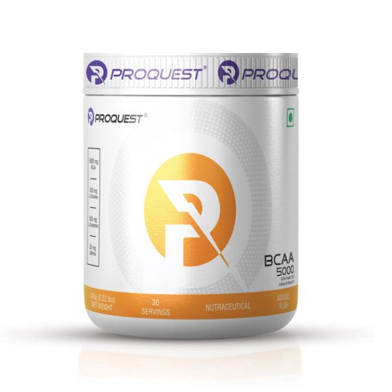 Proquest Nutrition BCAA 5000 with Caffeine & Vitamin B6 Mango Rush 240g