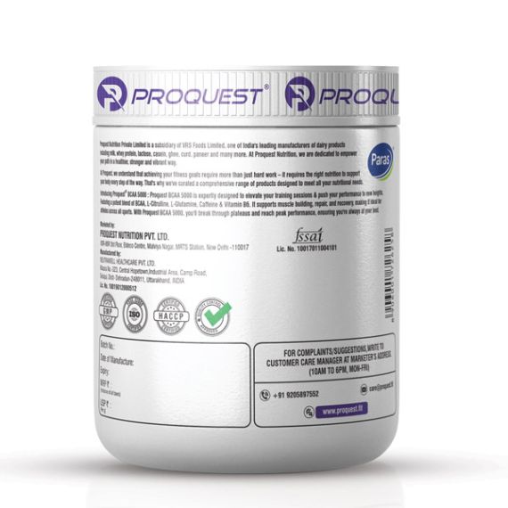 Proquest Nutrition BCAA 5000 with Caffeine & Vitamin B6 Salted Watermelon 240g