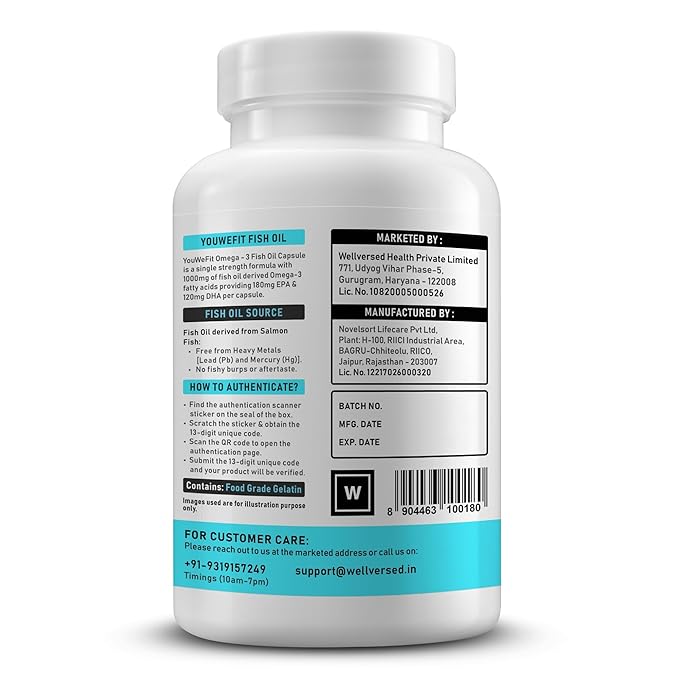 YouWeFit Fish Oil Omega-3 60 Tab