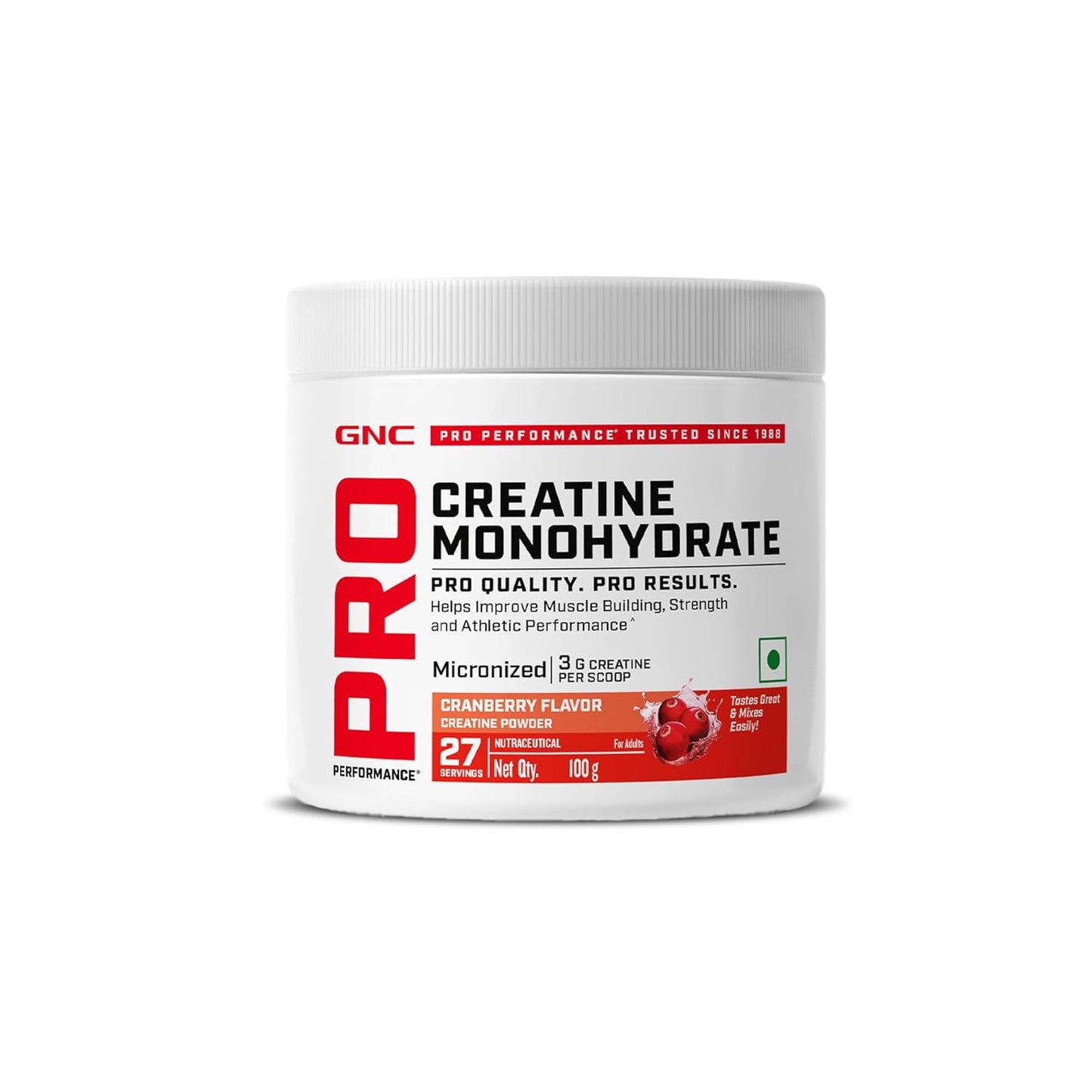 GNC Pro Performance Pure Micronized Creatine Monohydrate flavoured