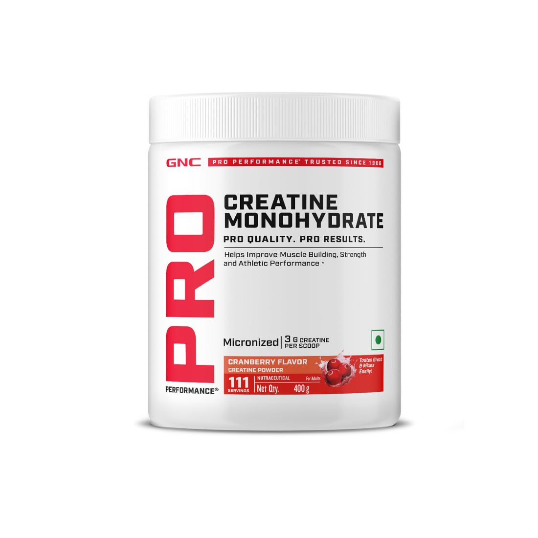 GNC Pro Performance Pure Micronized Creatine Monohydrate flavoured