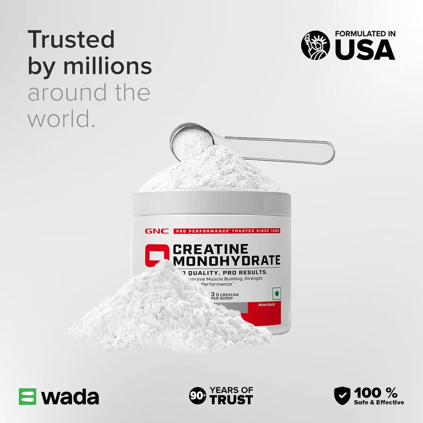 GNC Pro Performance Pure Micronized Creatine Monohydrate flavoured