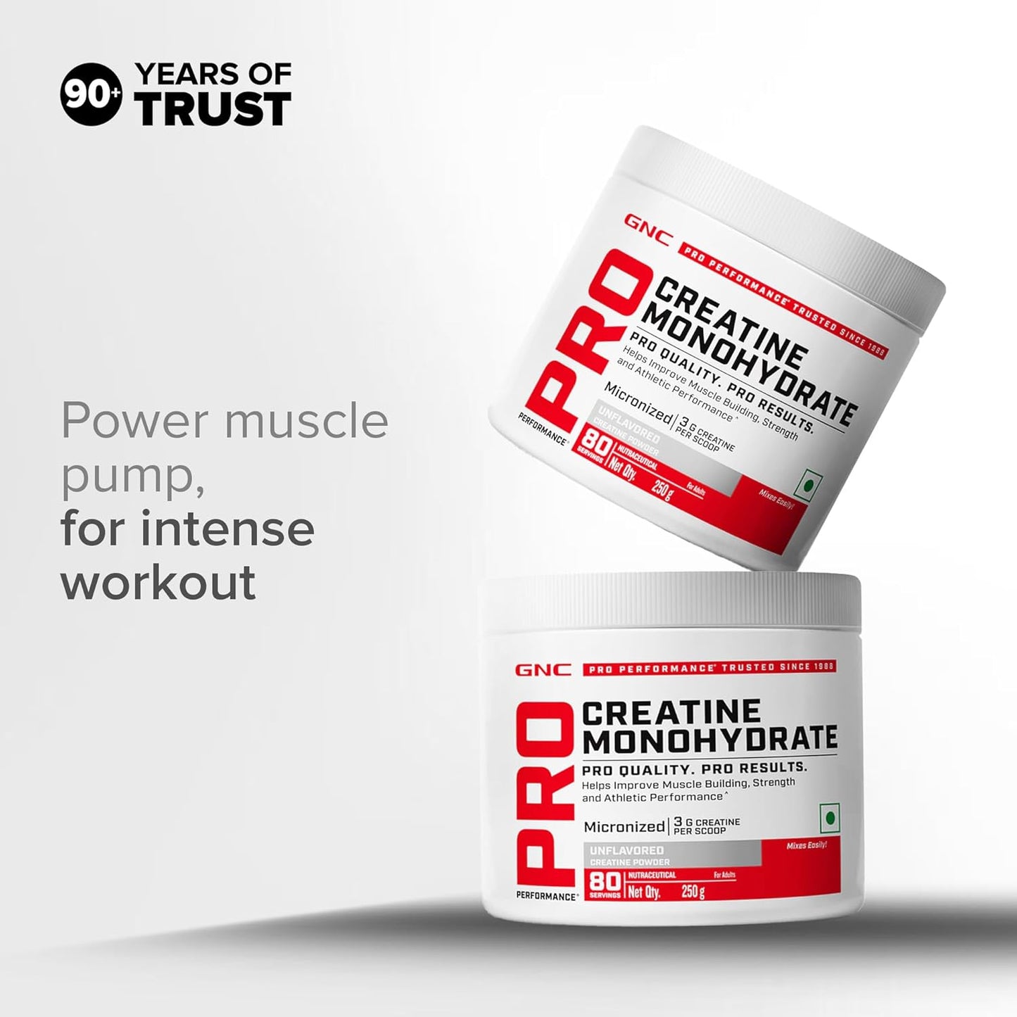 GNC Pro Performance Pure Micronized Creatine Monohydrate flavoured
