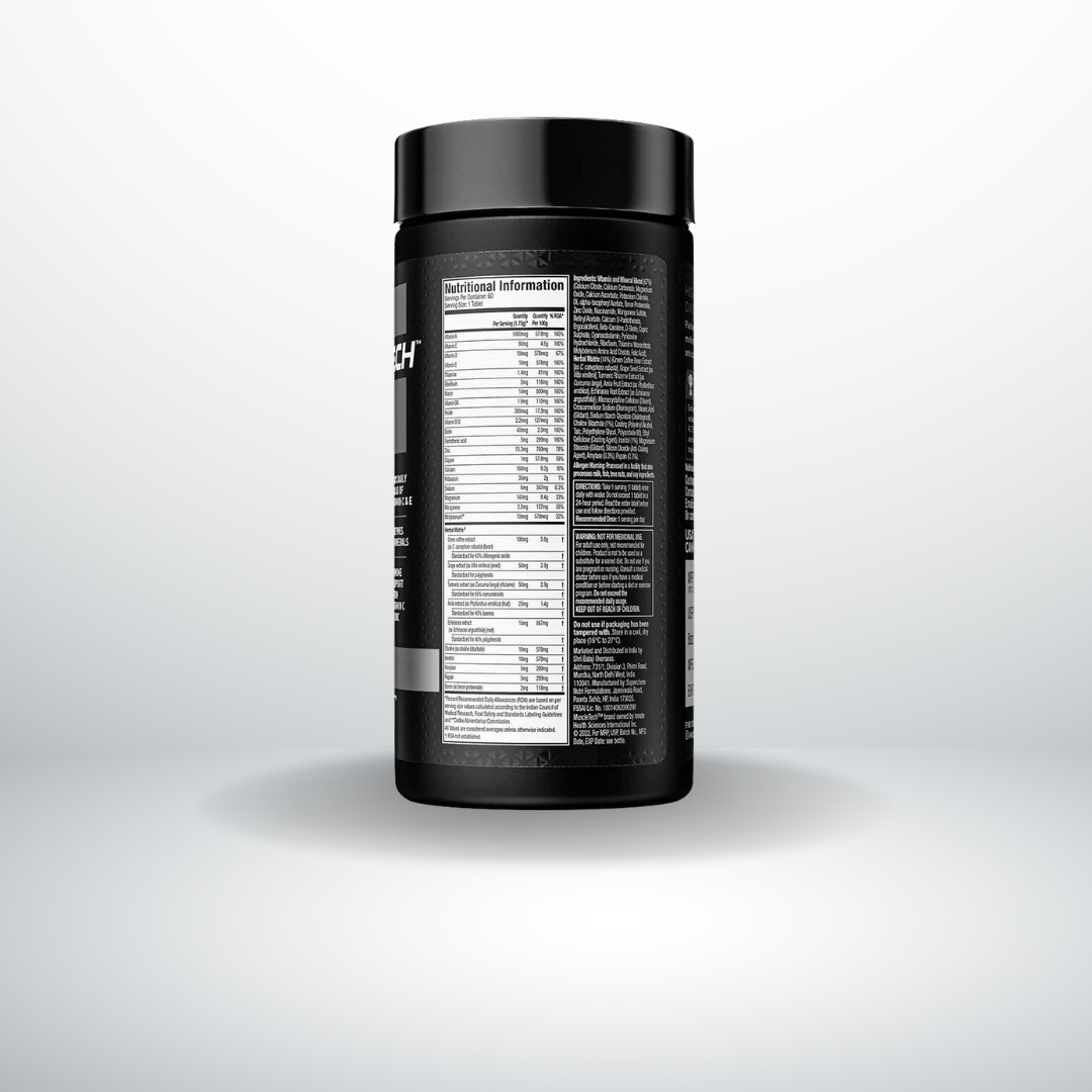Muscletech ESSENTIAL SERIES PLATINUM MULTI VITAMIN General Wellness Multivitamin