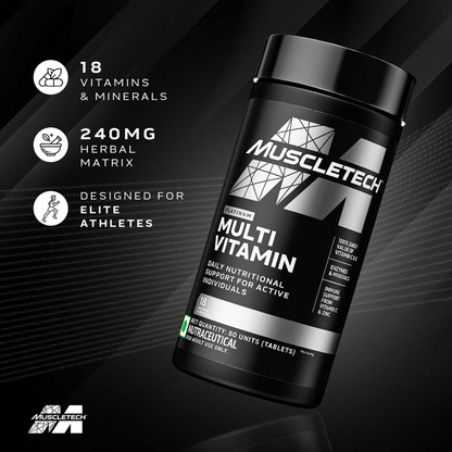 Muscletech ESSENTIAL SERIES PLATINUM MULTI VITAMIN General Wellness Multivitamin