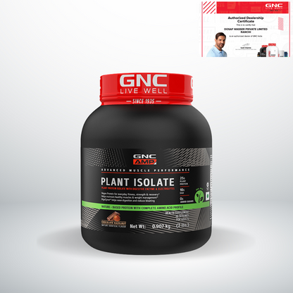 GNC AMP Plant Isolate Protein Chocolate 2 lbs