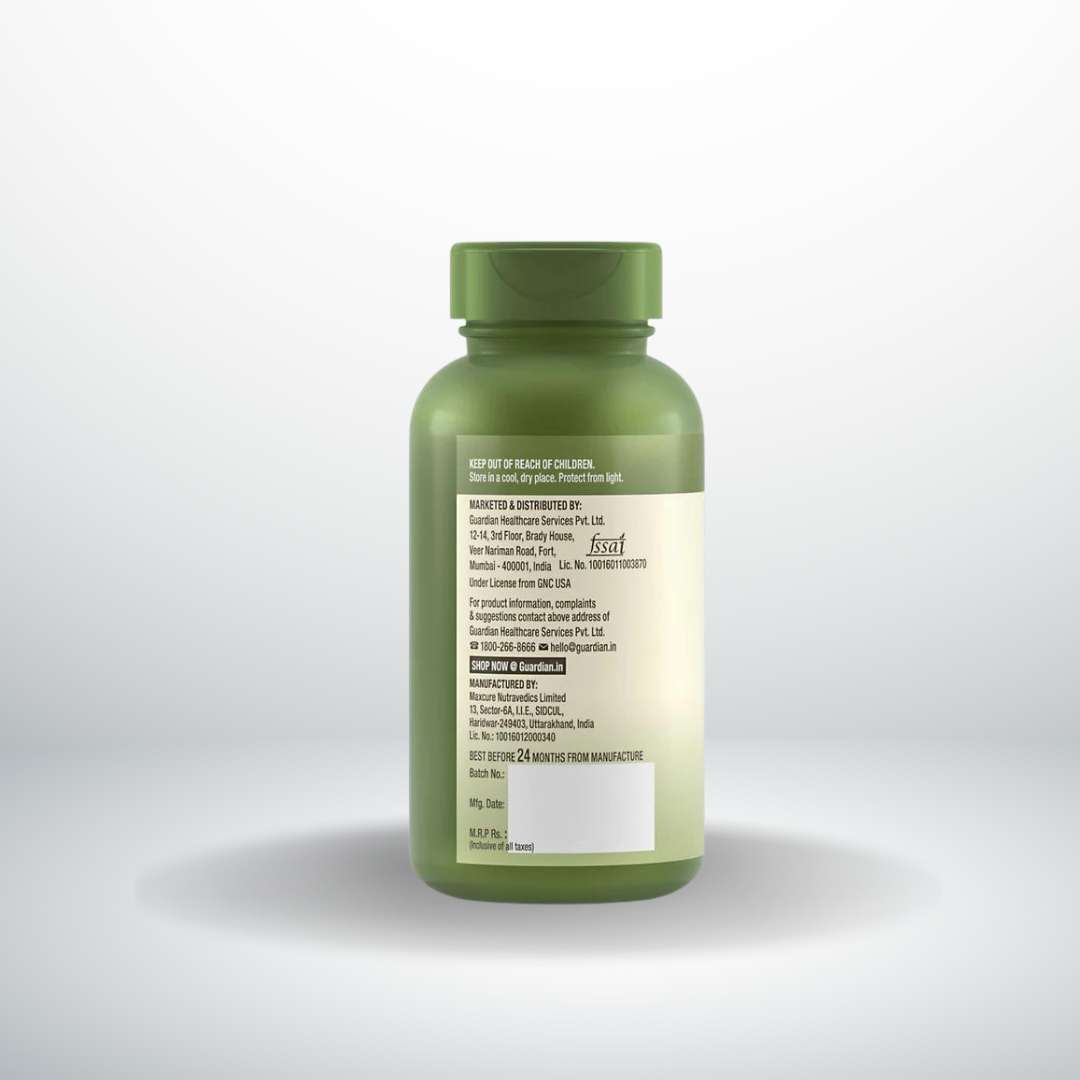 GNC Herbal Plus Liver Support With Milk Thistle 60 Capsules