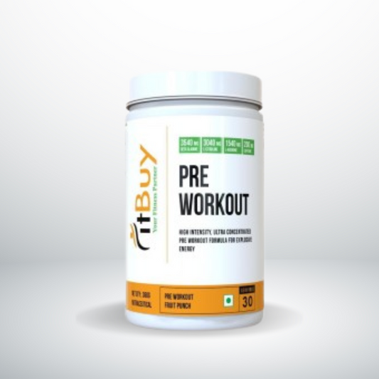 FitBuyPre Workout, High Intensity, Ultra Concentrated ( 360 g, Fruit Punch )