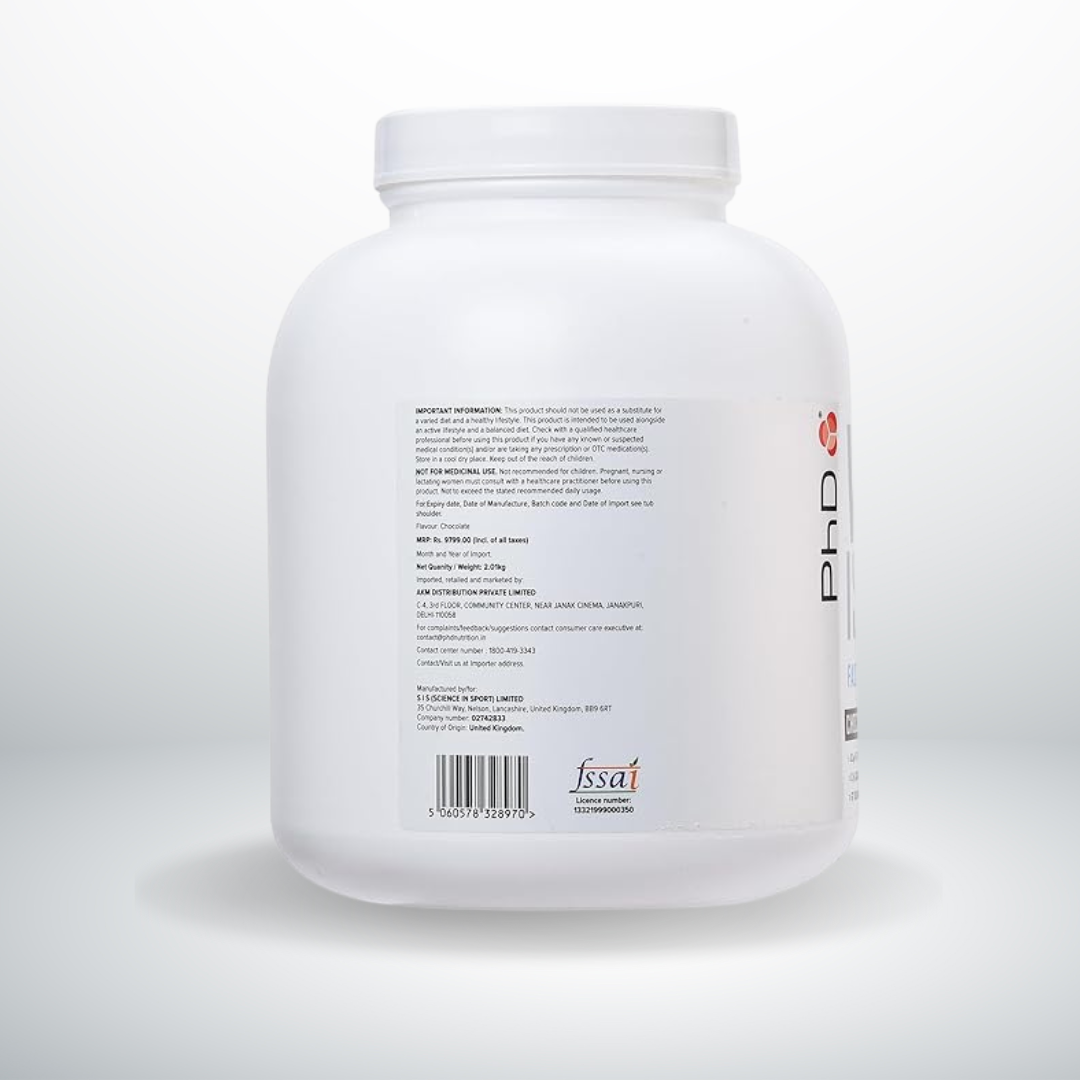 PhD Whey Isolate Muscle Growth &amp; muscle Recovery Chocolate2kg