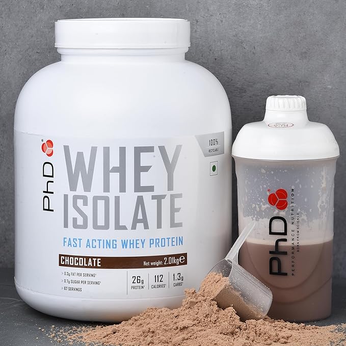 PhD Whey Isolate Muscle Growth &amp; muscle Recovery Chocolate2kg