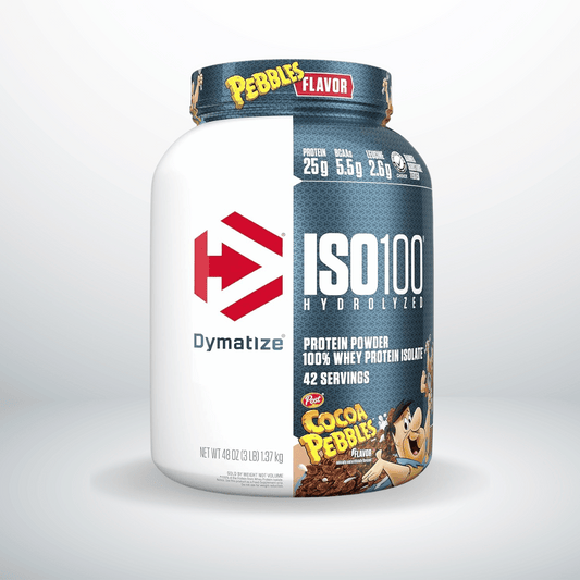 Dymatize Iso100 Hydrolyzed Protein Powder Whey Protein Isolate ( Cocoa Pebbles )