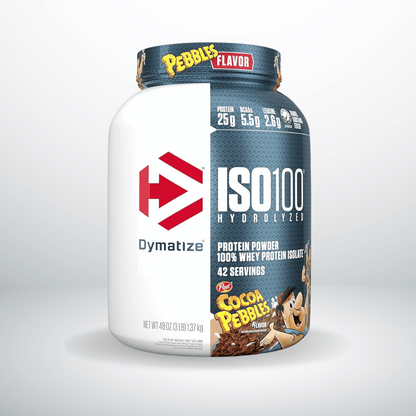 Dymatize Iso100 Hydrolyzed Protein Powder Whey Protein Isolate ( Cocoa Pebbles )