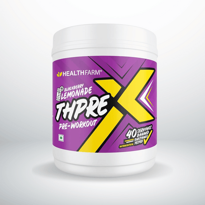 Healthfarm Thpre X Pre Workout Powder Sports Nutrition Supplement -Blackberry Lemonade