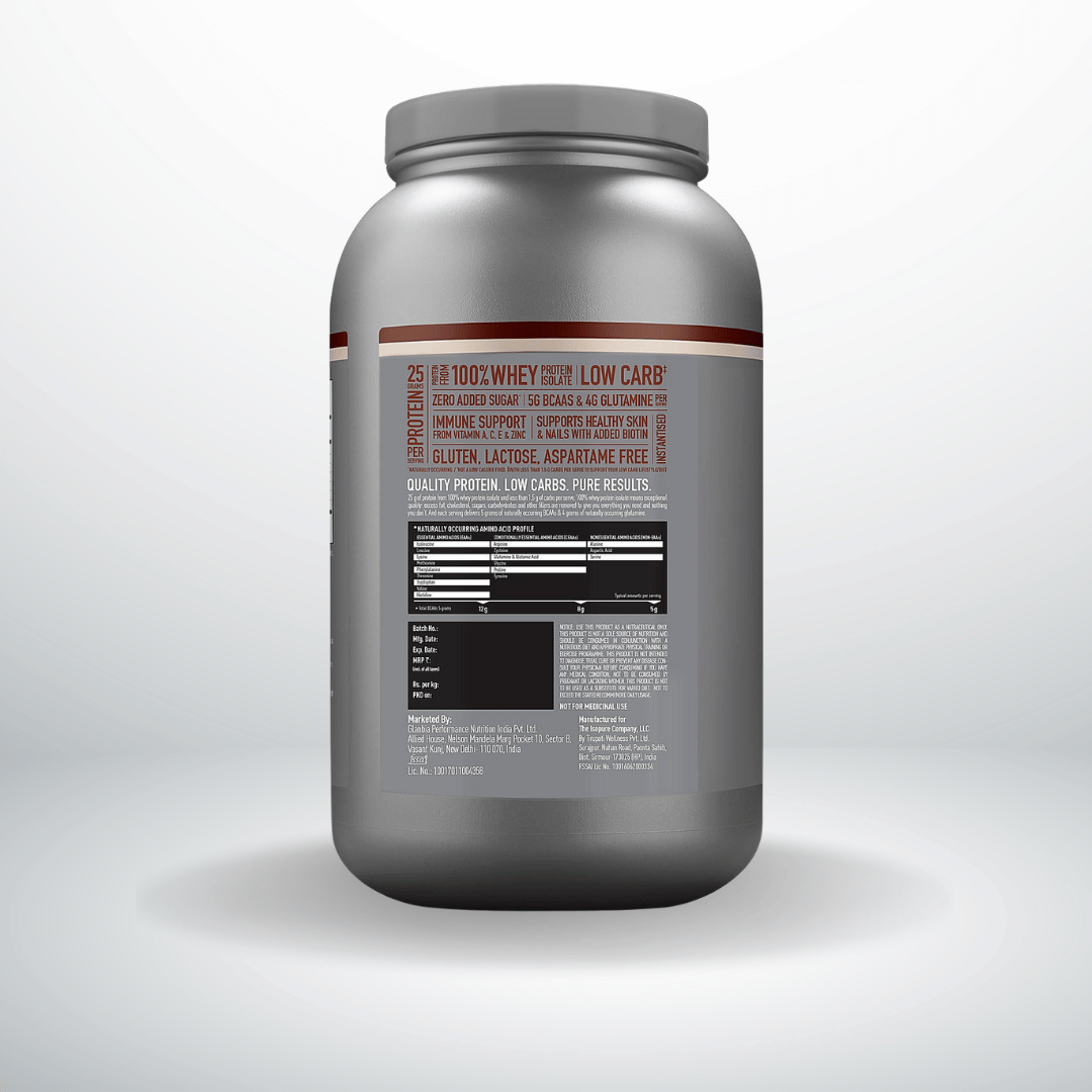 Isopure Low Carb Whey Protein Isolate Powder , Cookies & cream 2kg