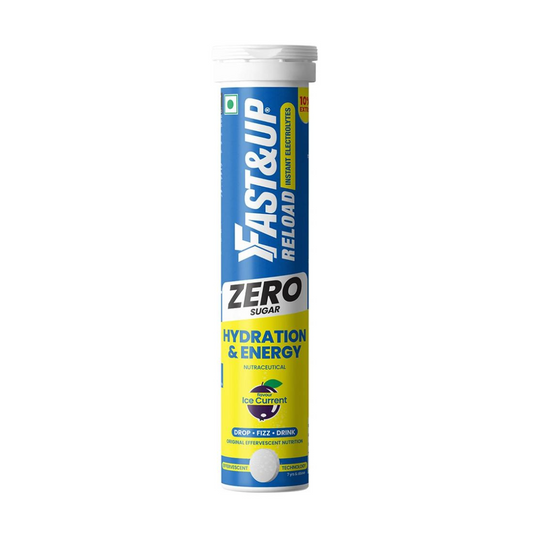 FAST & UP RELOAD - Low Sugar Energy Drink ( Ice Current Pack Of - 6)