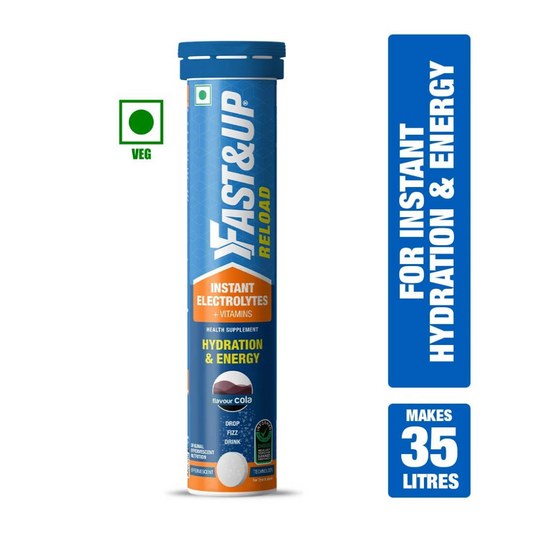 FAST & UP RELOAD - Low Sugar Energy Drink ( Cola Pack of - 6)