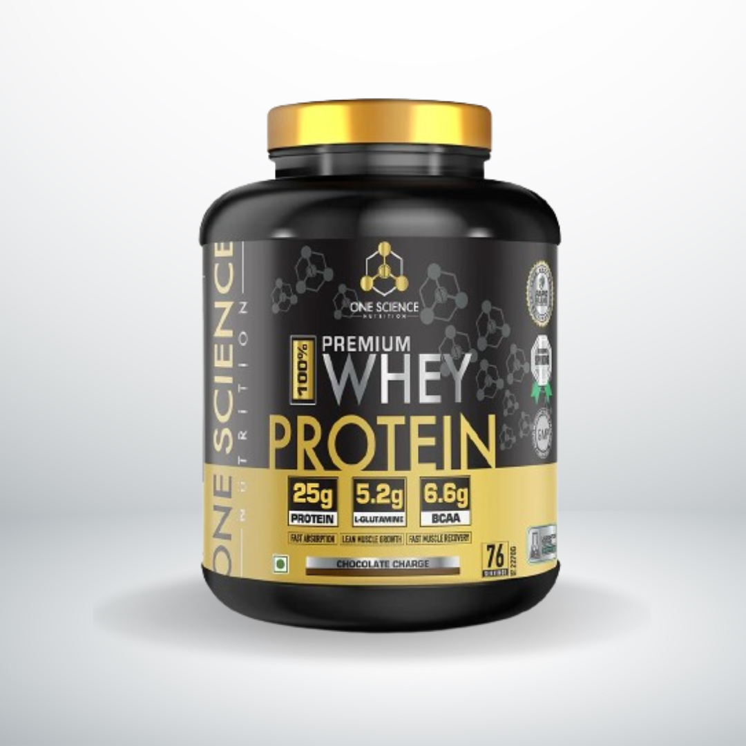 One Science Nutrition Premium Whey Protein Muscle Recovery Fast Absorption Chocolate (2.27kg)