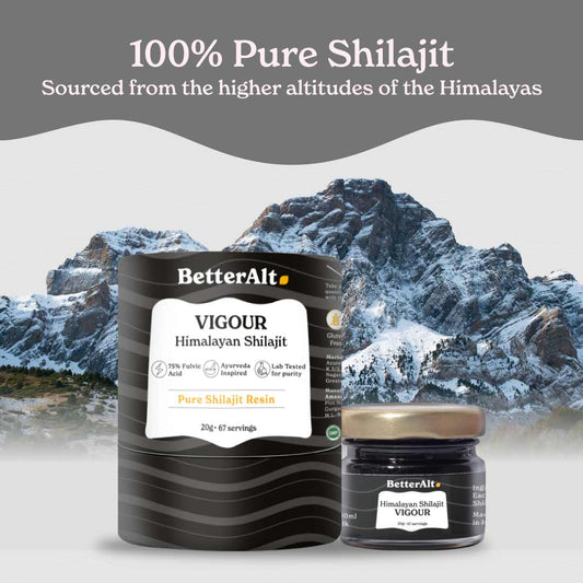 Better Alt Shilajit Resin 20 Himalayan Shilajit with 87 Trace Minerals