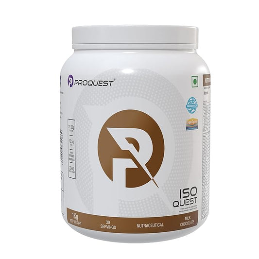 ProQuest Iso Quest Whey Protein Isolate Faster Muscle Support & Recovery (Milk Chocolate, 1KG)
