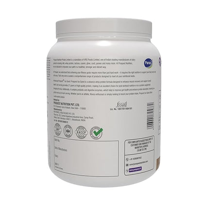ProQuest Iso Quest Whey Protein Isolate Faster Muscle Support & Recovery (Cafe Brazil, 1KG)