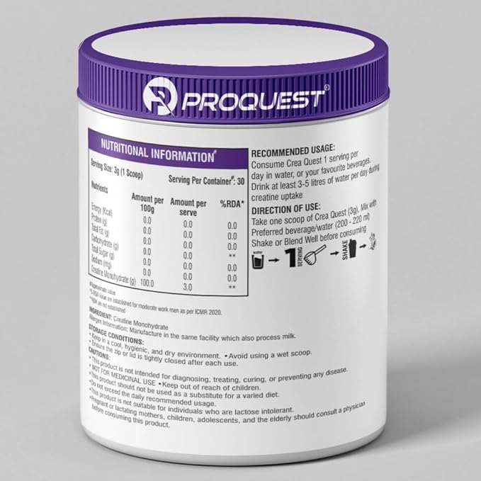Proquest CreaQuest - Pure Micronized Creatine Monohydrate Unflavoured