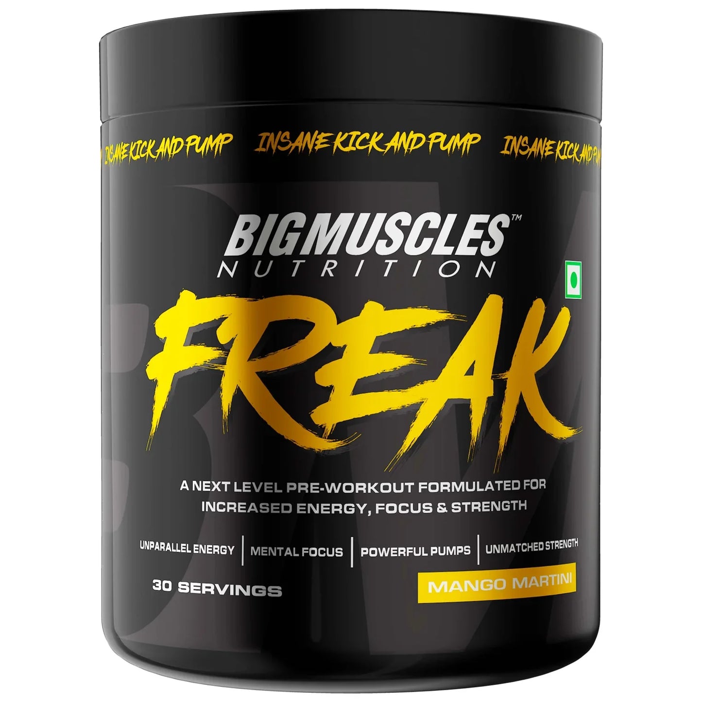 Bigmuscles Nutrition Freak Pre Workout Mango Martini 180g