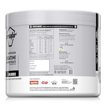 Avvatar Micronized Creatine Monohydrate Unflavored 100g