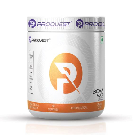 Proquest Nutrition BCAA 5000 with Caffeine &amp; Vitamin B6 Orange Oasis 240g