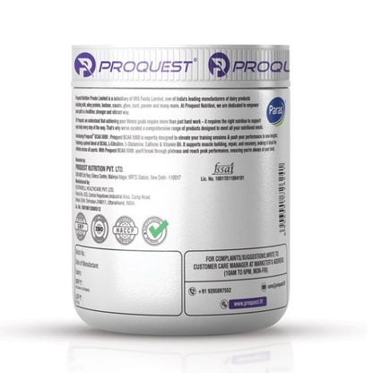 Proquest Nutrition BCAA 5000 with Caffeine &amp; Vitamin B6 Orange Oasis 240g