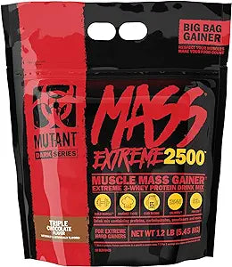 Mutant Muscle Mass Gainer Extreme 2500 Triple Chocolate 12Lbs