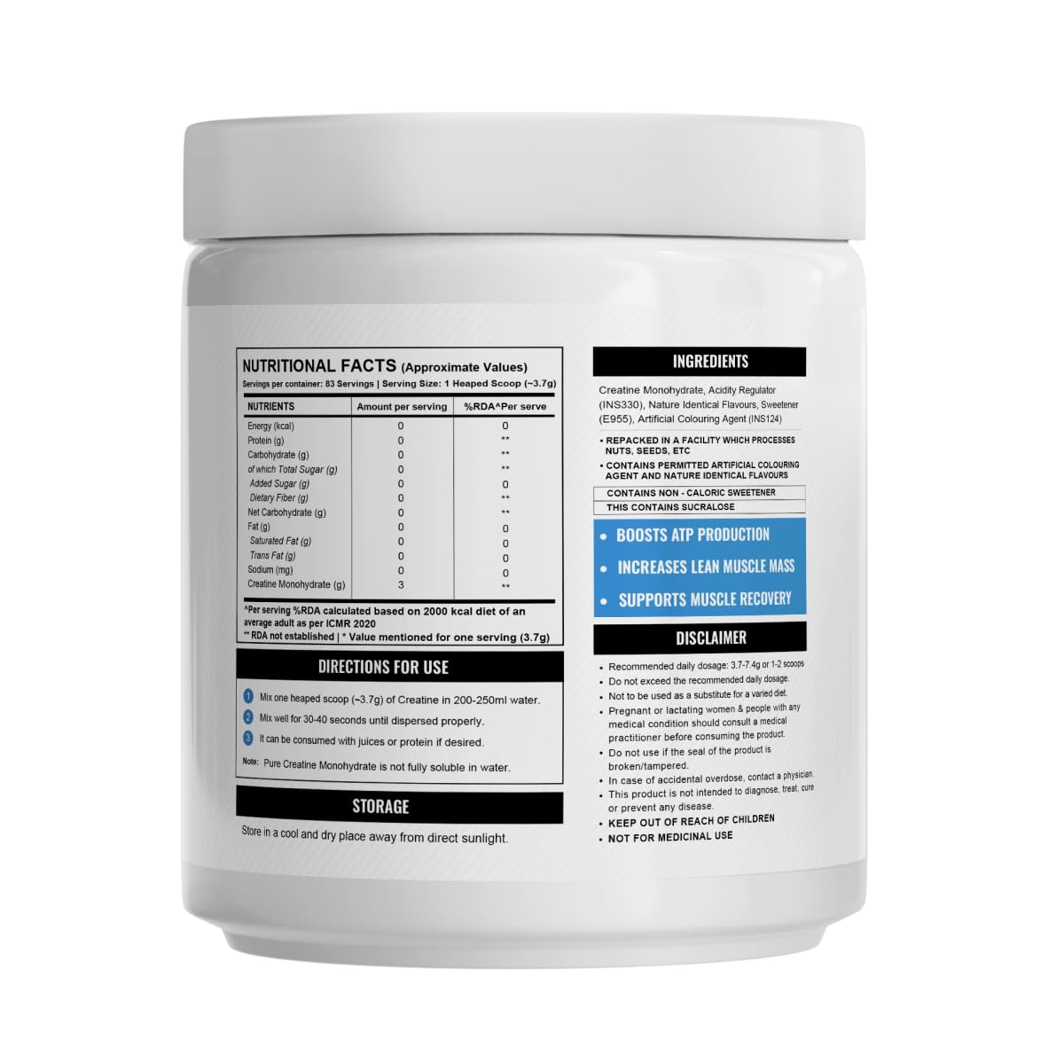 Wellcore - Pure Micronised Creatine Monohydrate