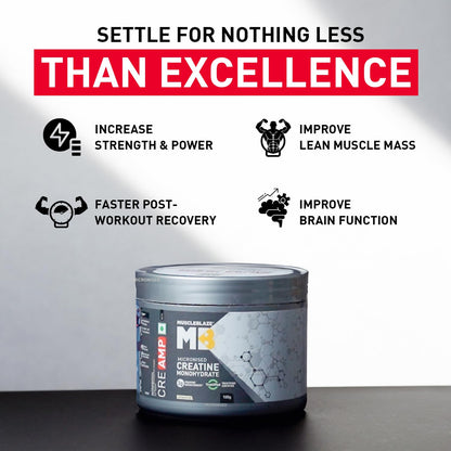 MuscleBlaze Creatine Monohydrate CreAMP,  Creatine flavoured