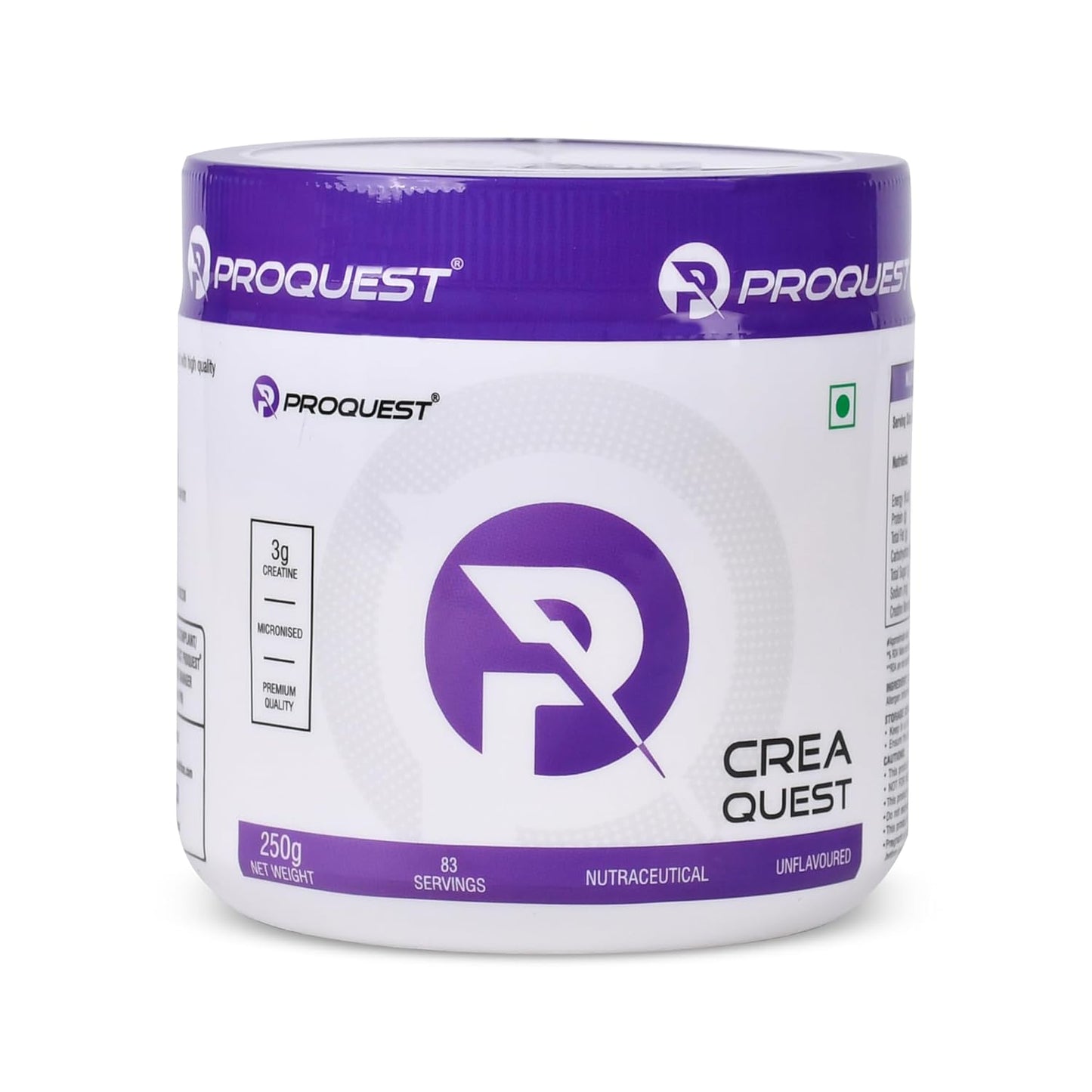 Proquest CreaQuest - Pure Micronized Creatine Monohydrate Unflavoured